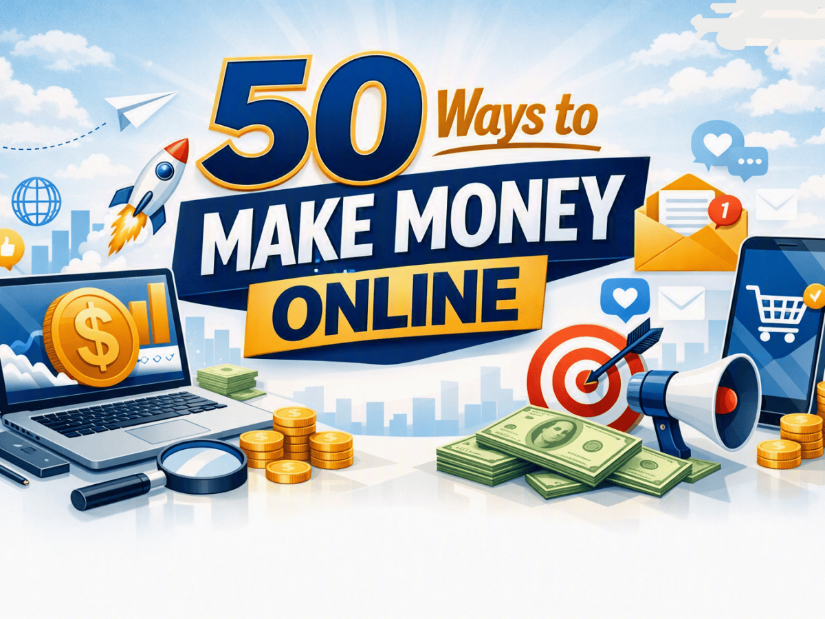 50 Ways to Make Money&nbsp;Online